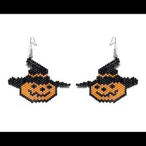 🎃925 Sterling Silver Halloween Pumpkin Earrings🎃